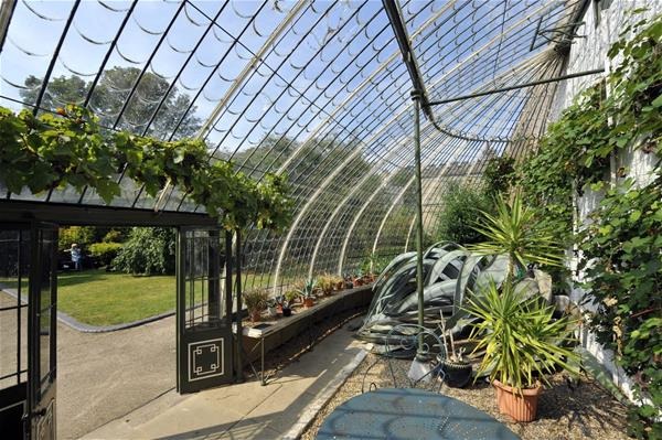 Image of inside of Italianate Glasshouse including plants