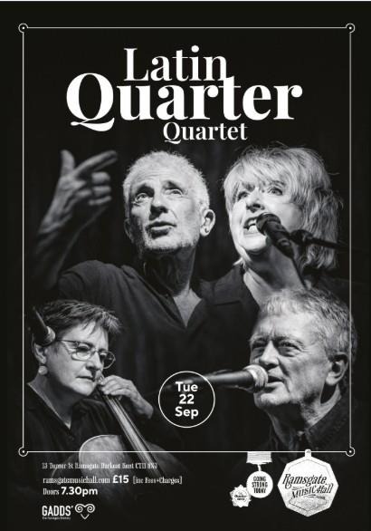 poster for Latin Quarter Quartet
