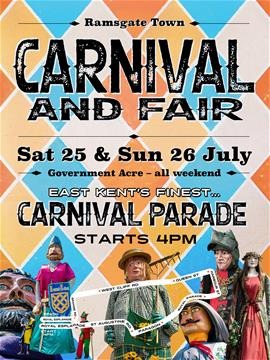 poster for Ramsgate Carnival July 2026